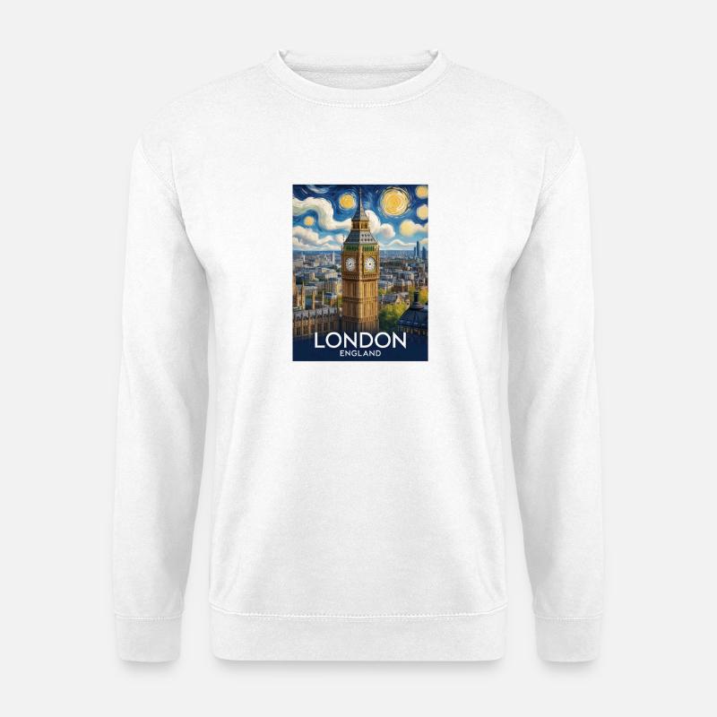London - Unisex Pullover - Weiß