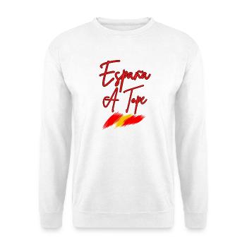 Spain A Tope Neon - Unisex Sweatshirt - white - Front