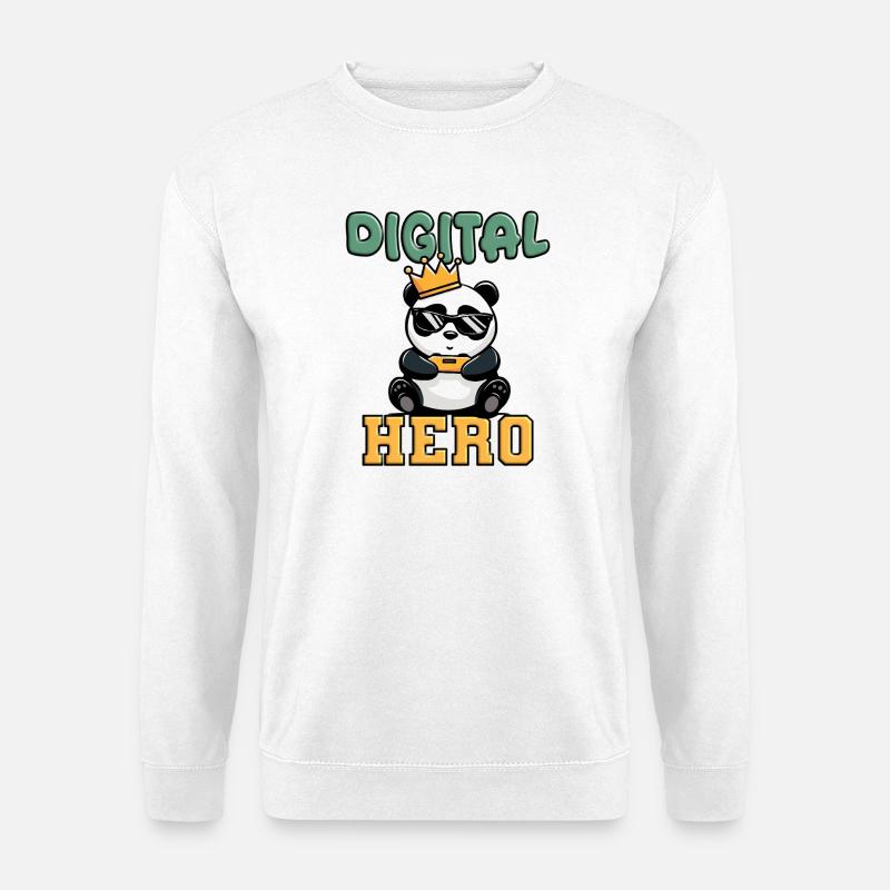Gaming King Hero - Unisex Pullover - Weiß