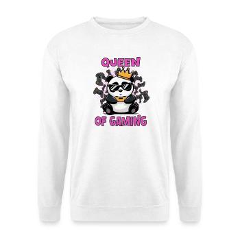 Queen of Gaming - Unisex Sweatshirt - white - Front
