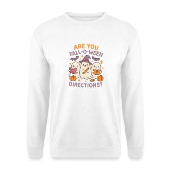 Are You Fall-O-Ween Directions Funny Teacher gifts - Unisex Sweatshirt - white - Front