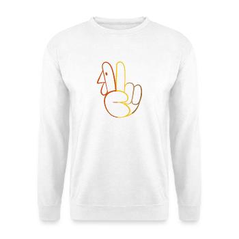 Thanksgiving Père Papa Grand-père Papy - Sweat-shirt Unisexe - blanc - Devant