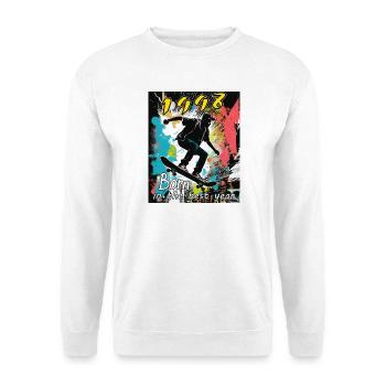 1998 SKAETER Born in the best year - Unisex Pullover - Weiß - Vorne