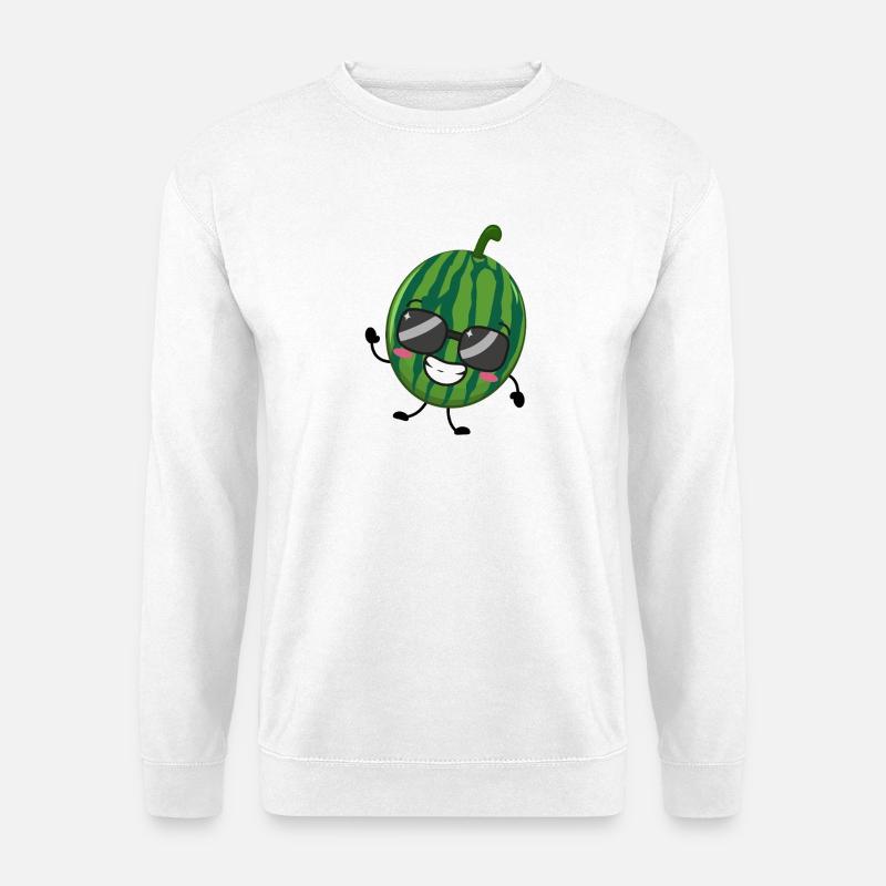 Sonnenbrillen Wassermelone - Unisex Pullover - Weiß