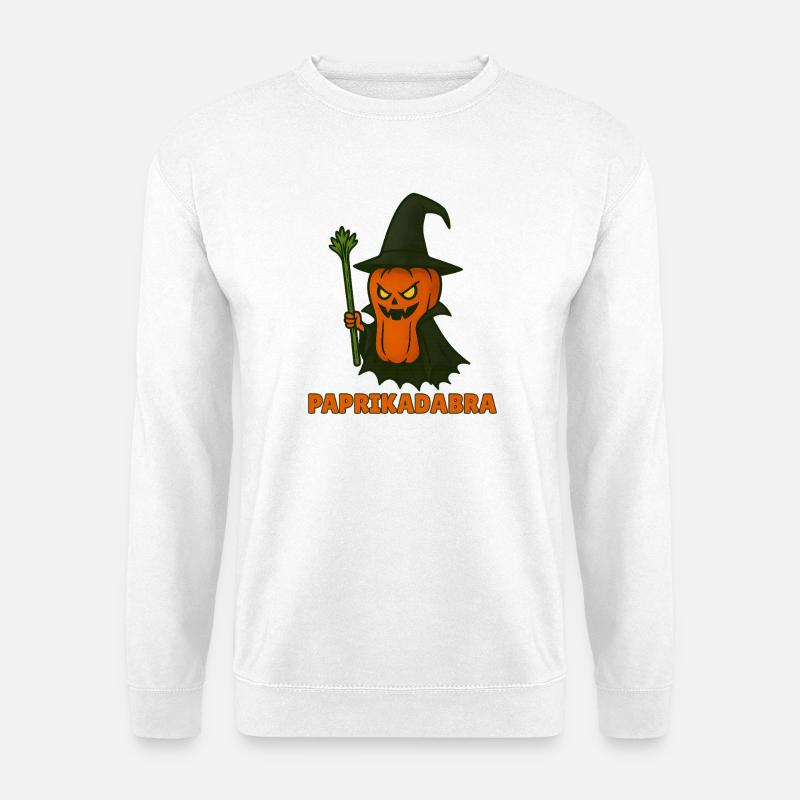 Lustige Gemüse Monster – Halloween Spaß - Unisex Pullover - Weiß