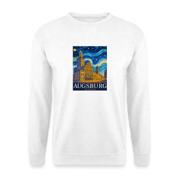 Augsburg Skyline Vortex - Unisex Sweatshirt - white - Front