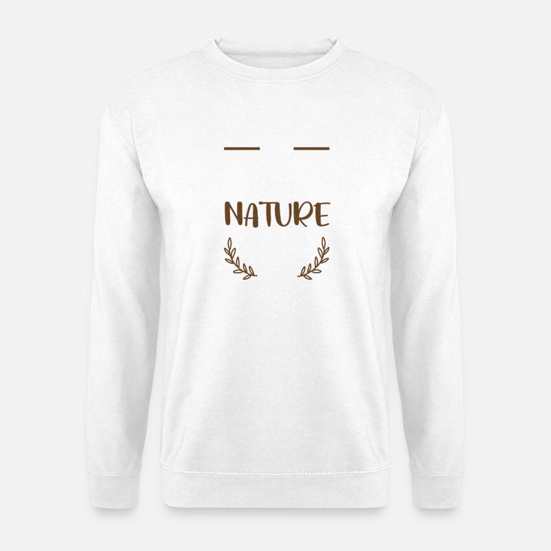 I Love Nature  - Unisex Pullover - Weiß