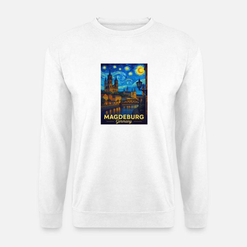 Magdeburg - Unisex Pullover - Weiß