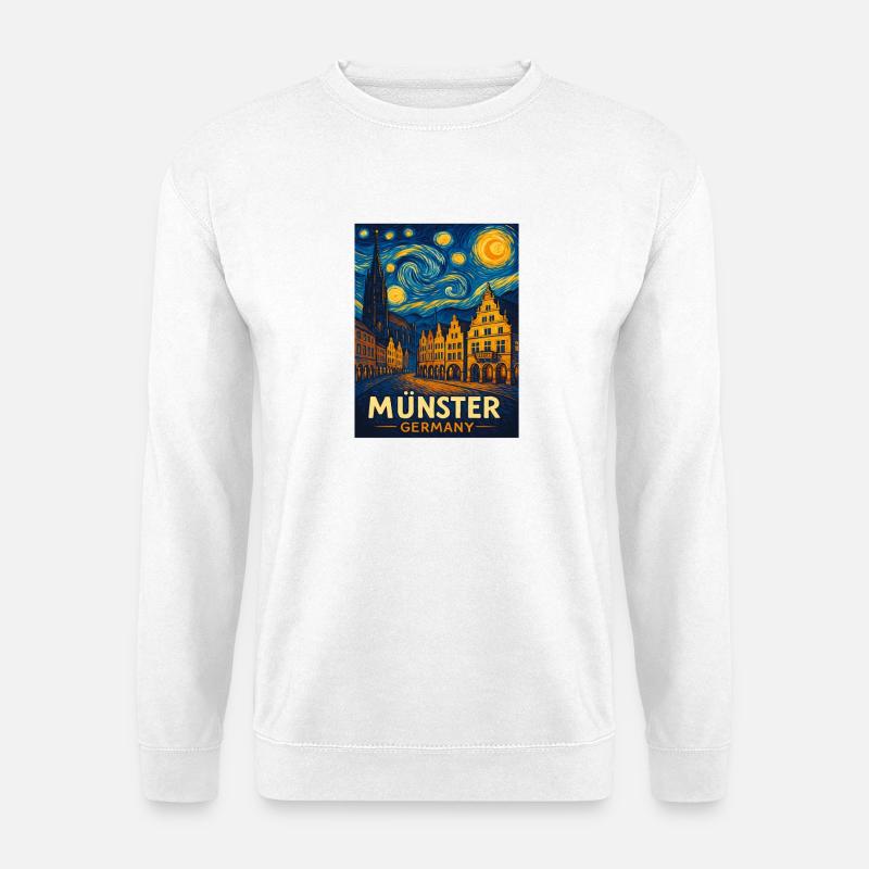 Münster - Unisex Pullover - Weiß