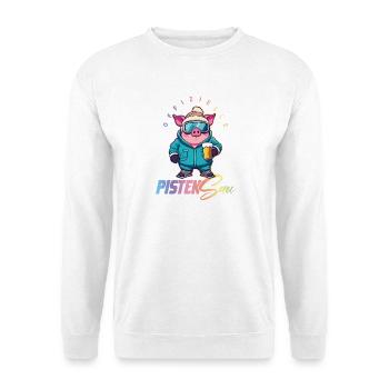 Slopes Sau Ski goggles Après ski - Unisex Sweatshirt - white - Front