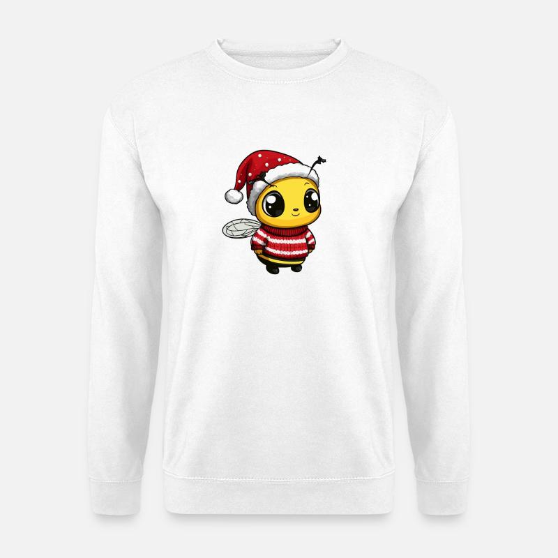 Biene Weihnachten - Unisex Pullover - Weiß
