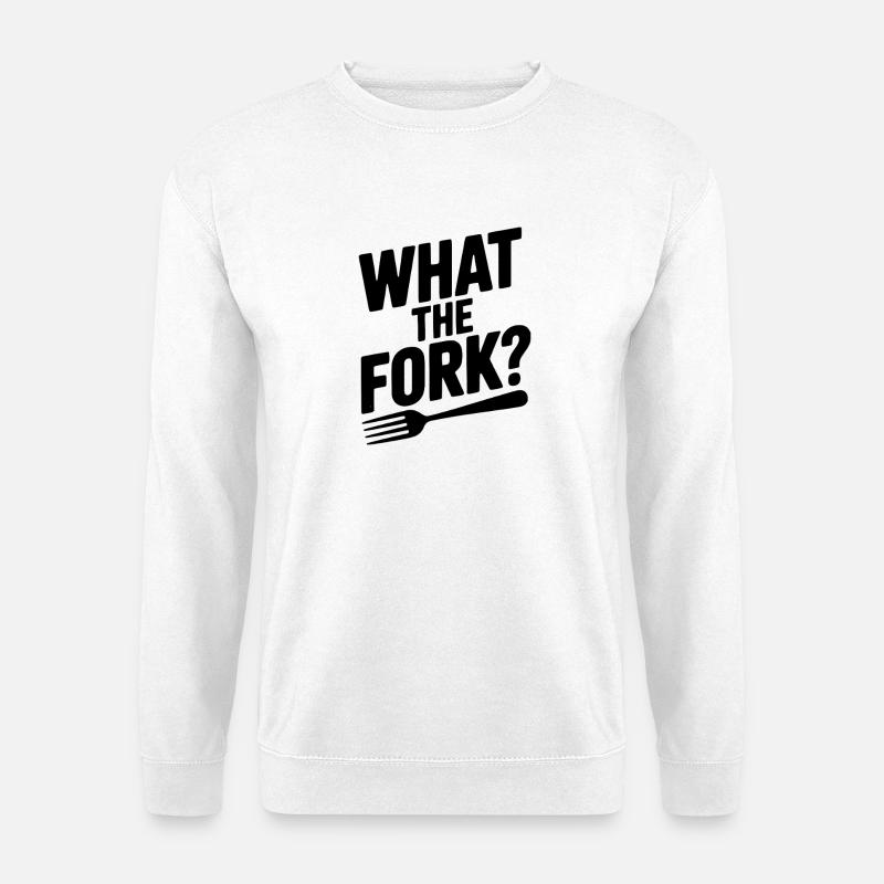 What the Fork? - Unisex Sweatshirt - white