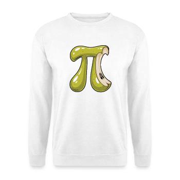 Poire Pi Vert Math - Sweat-shirt Unisexe - blanc - Devant