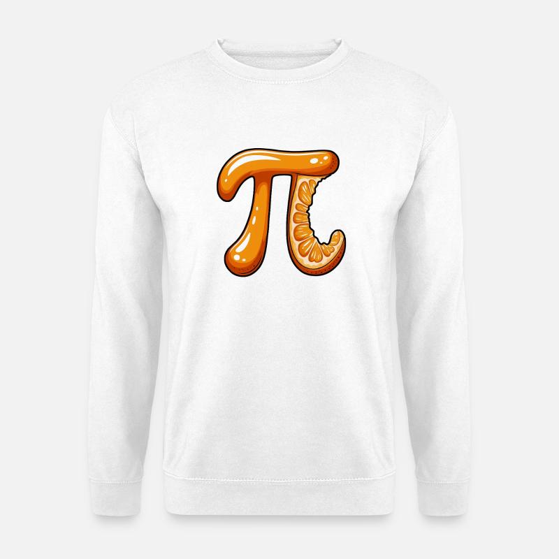 Orange Pi Mathe - Unisex Pullover - Weiß