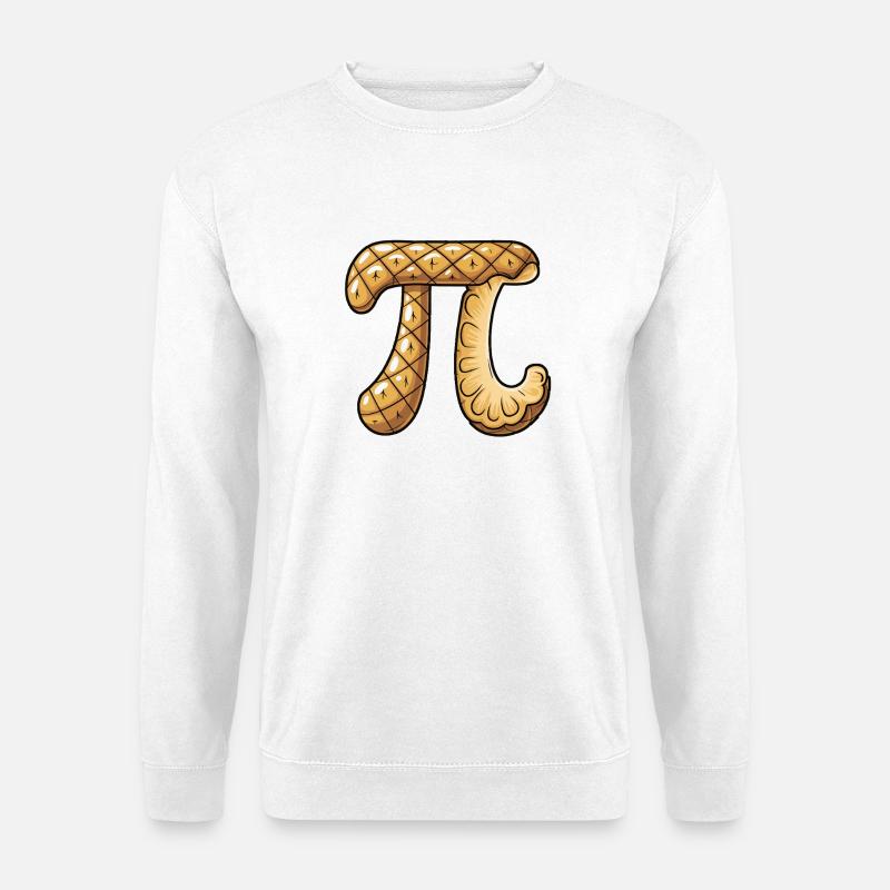 Ananas Pi Mathe - Unisex Pullover - Weiß