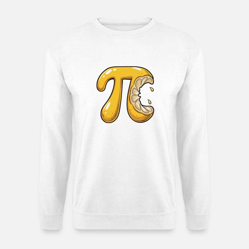 Lemon Pi Math - Sweat-shirt Unisexe - blanc