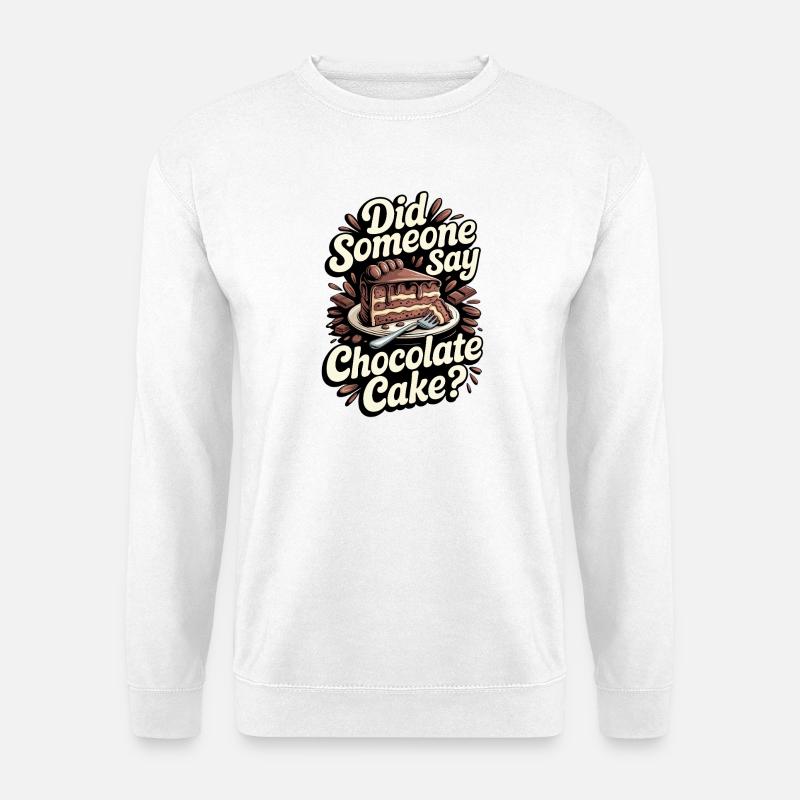 Schokokuchen - Unisex Pullover - Weiß
