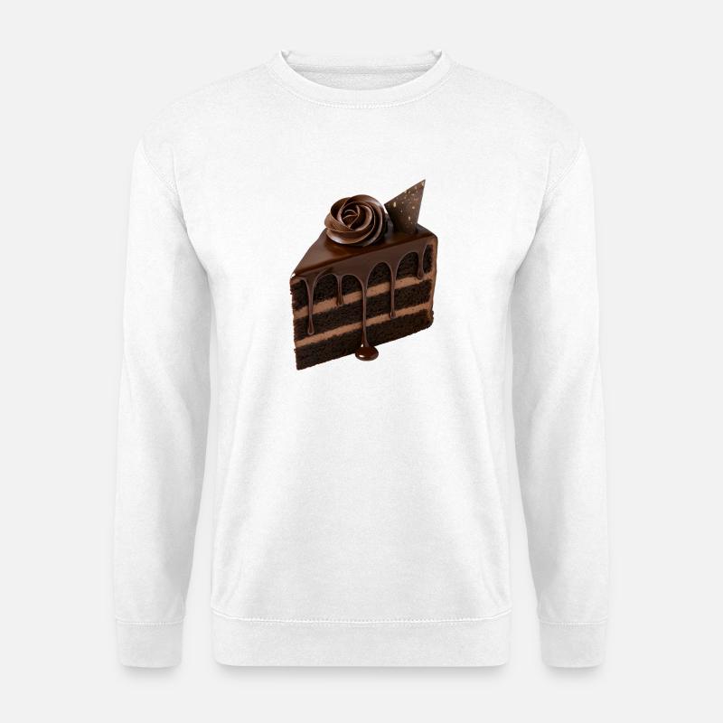 Schokokuchen - Unisex Pullover - Weiß