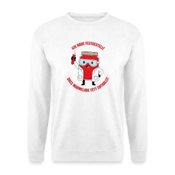 Laborjam Enthüllt Fett - Unisex Pullover - Weiß - Vorne