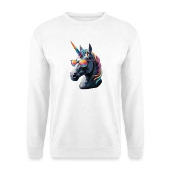 Licorne Poney Cavalier Chevaux Équitation Licornes - Sweat-shirt Unisexe - blanc - Devant