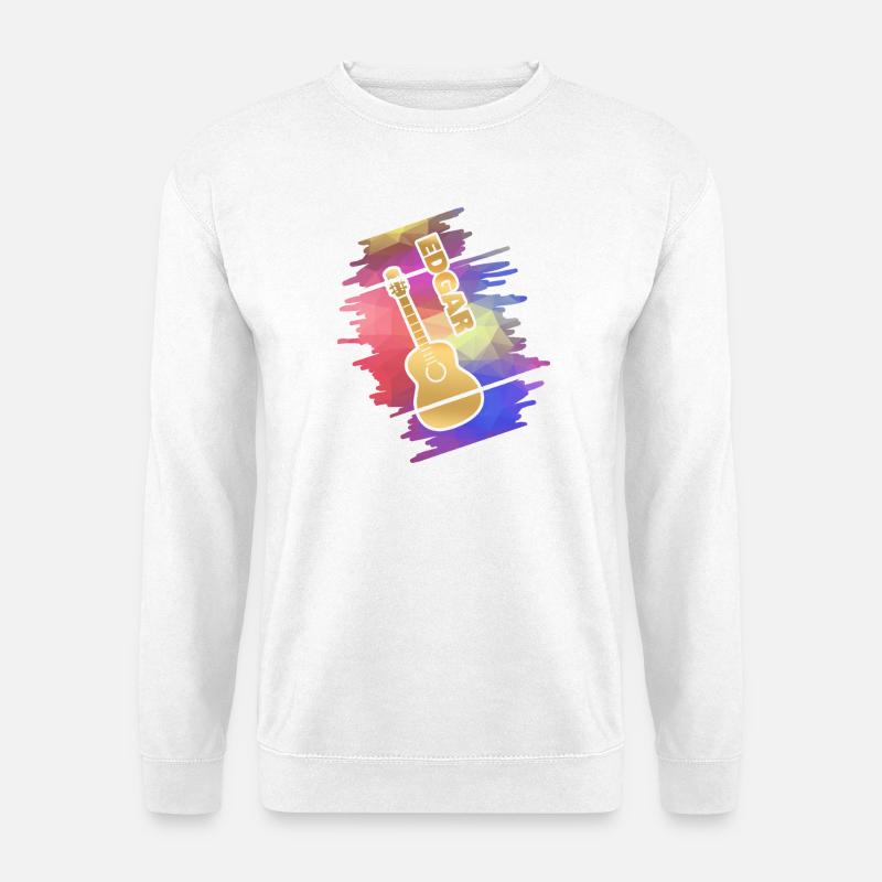 Guitar Edgar - Unisex Pullover - Weiß
