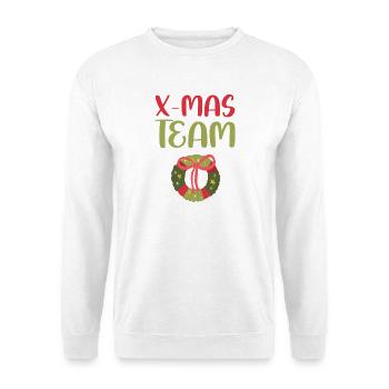 L’équipe X-Mas - Sweat-shirt Unisexe - blanc - Devant