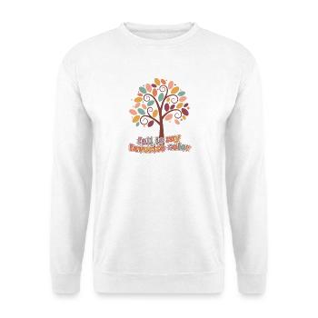 Autumn is my favorite color Autumn love - Unisex Sweatshirt - white - Front