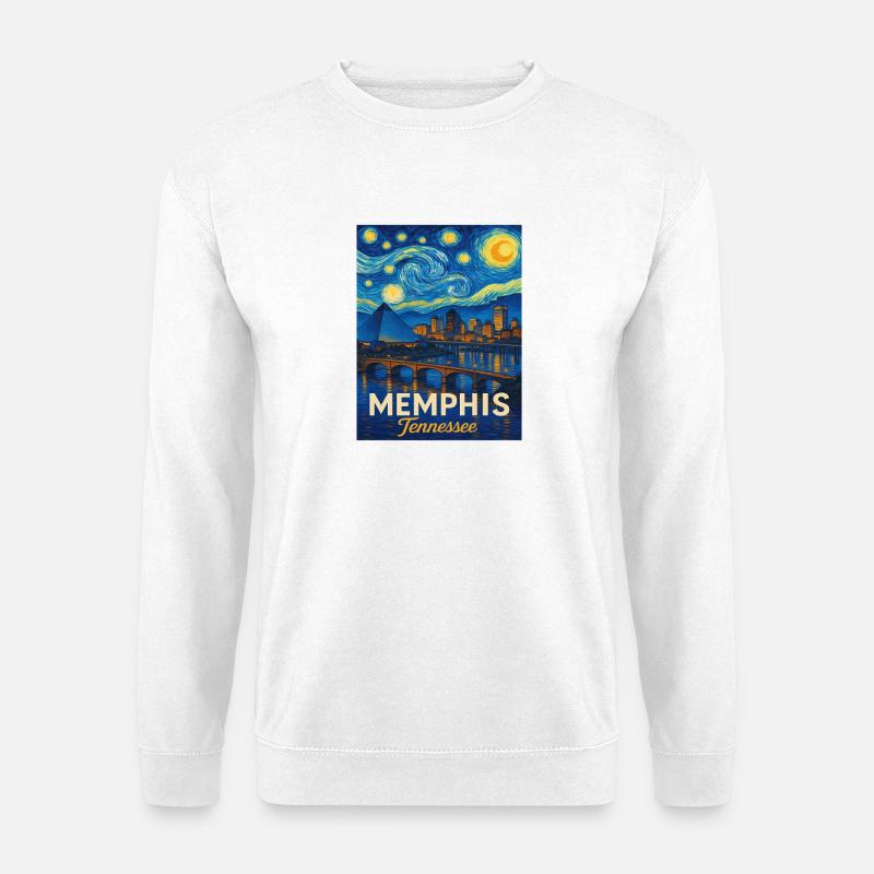Memphis Tennessee - Unisex Pullover - Weiß