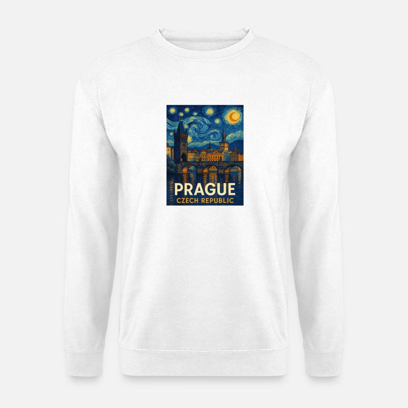 Prag Tschechien - Unisex Pullover - Weiß