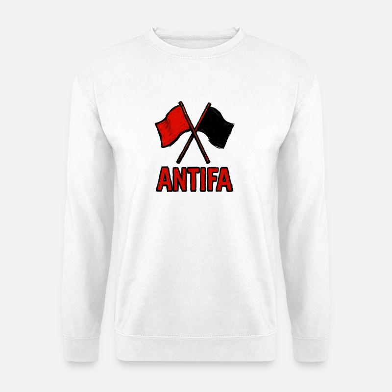 Antifa - Felpa unisex - bianco