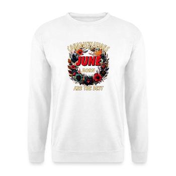 FÉLICITATIONS JUIN - Sweat-shirt Unisexe - blanc - Devant