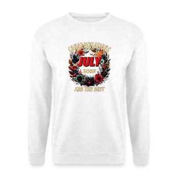 FÉLICITATIONS JUILLET - Sweat-shirt Unisexe - blanc - Devant