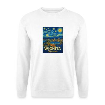 Wichita Kansas - Unisex Pullover - Weiß - Vorne