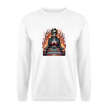 Rock and Roll Always and Forever Rockabilly 2025 - Unisex Sweatshirt - white - Front