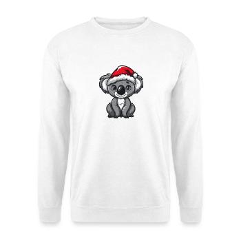 Koala Weihnachten - Unisex Pullover - Weiß - Vorne