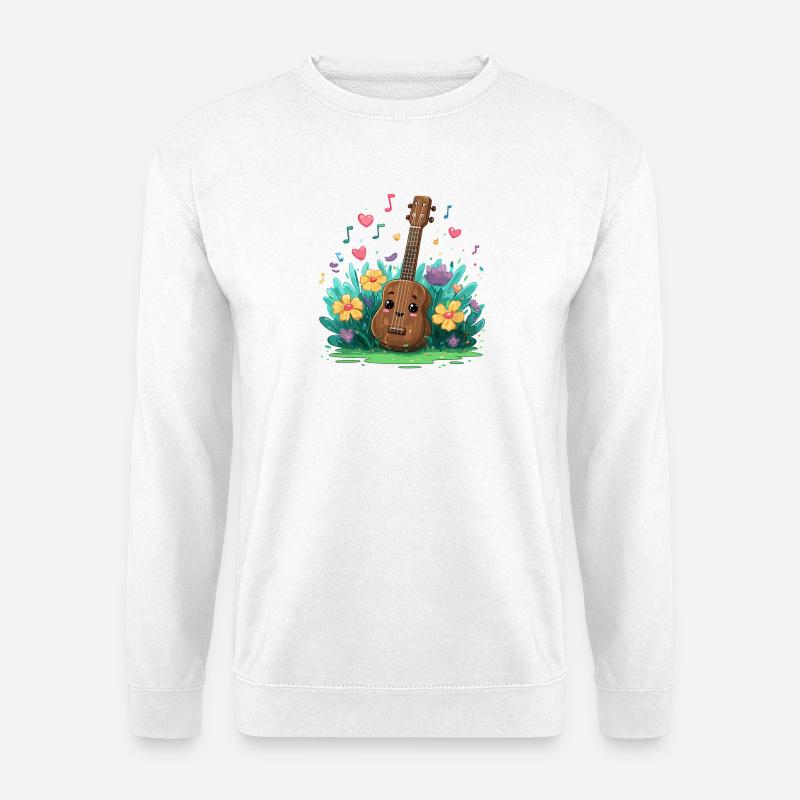 Kukulele Blumengarten - Unisex Pullover - Weiß