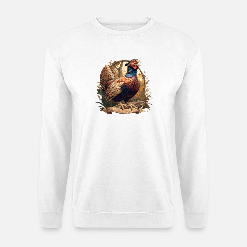 Pheasants Pheasant - Unisex Sweatshirt - white