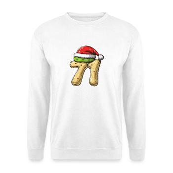 71 Number Biscuit Christmas - Unisex Sweatshirt - white - Front