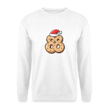 88 Number Cookie Christmas - Unisex Sweatshirt - white - Front