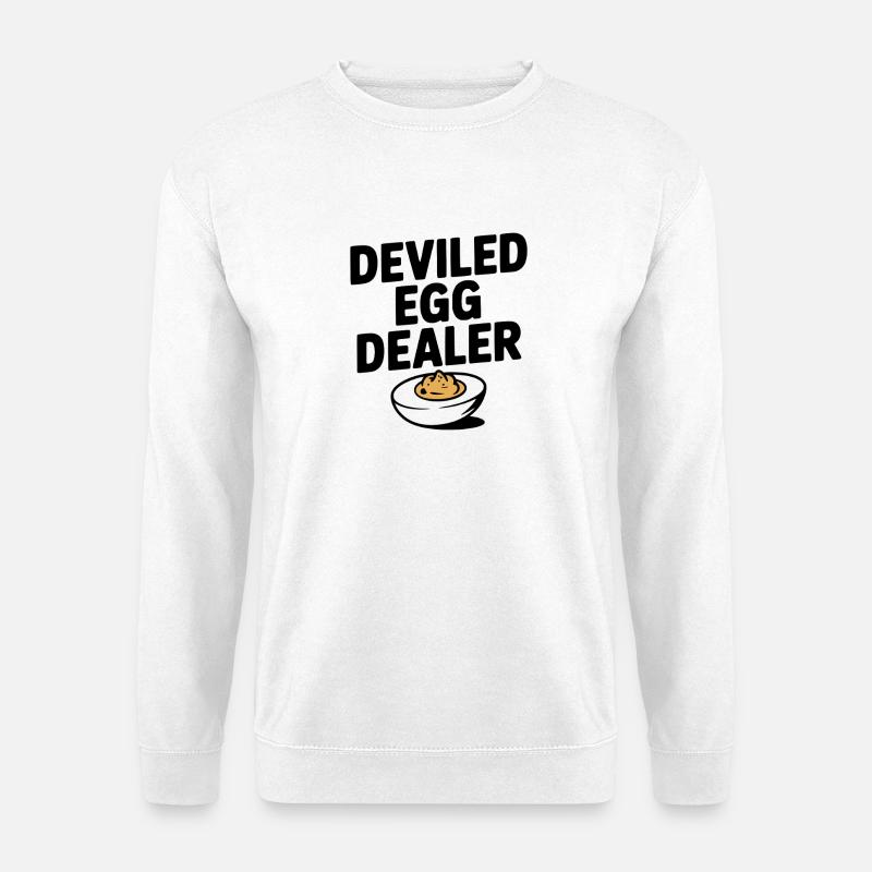 Deviled Egg Dealer - Unisex Sweatshirt - white