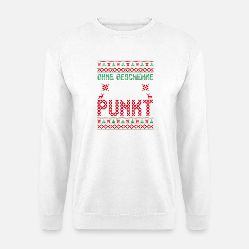 Weihnachtsmann Weihnachtszeit Weihnachts - Unisex Pullover - Weiß