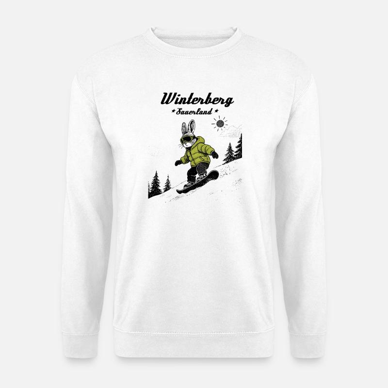 Sauerland Skihase - Unisex Pullover - Weiß