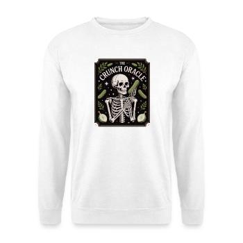 The Crunch Oracle Skeleton And Cucumbers Humor - Unisex Sweatshirt - white - Front