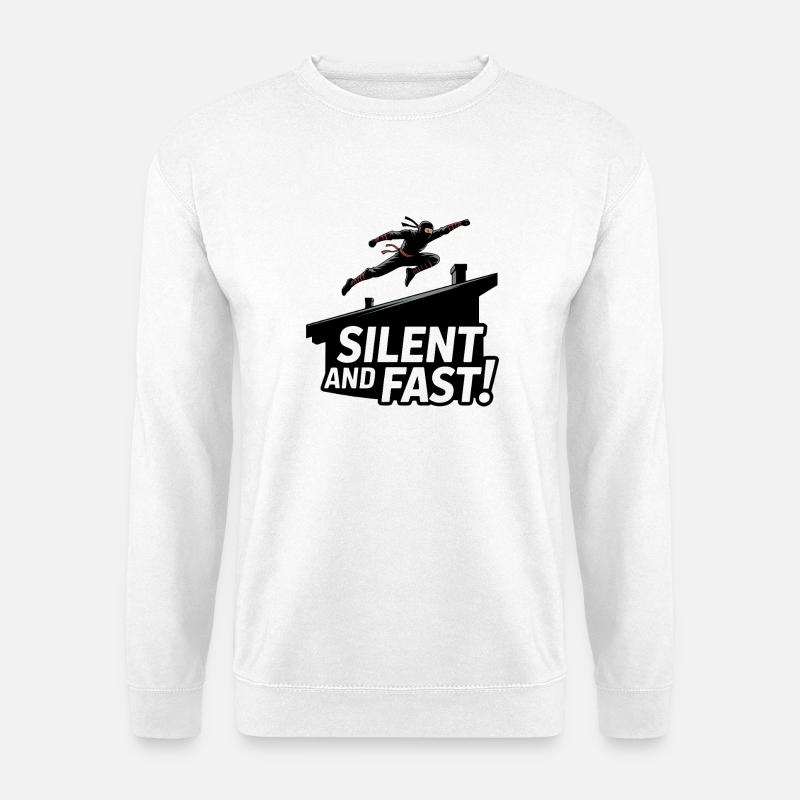 Silent Ninja Dachsprung - Unisex Pullover - Weiß