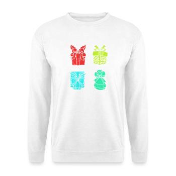 Weihnachtsmann Weihnachtszeit Weihnachten - Unisex Pullover - Weiß - Vorne