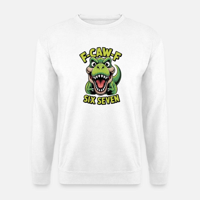 Cawing Rex Six Seven Tee - Unisex Sweatshirt - white