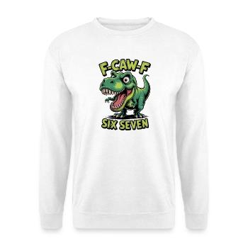 Dino F-Caw F Six Seven - Unisex Sweatshirt - white - Front