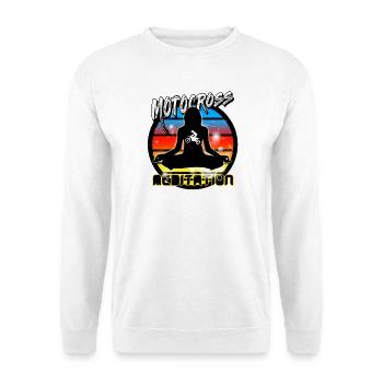 Motocross Girl - Unisex Sweatshirt - white - Front
