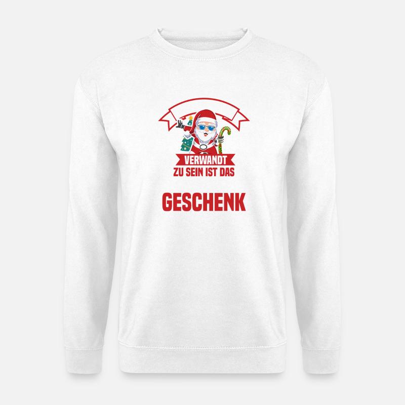 Weihnachtsmann Weihnachtszeit Weihnachts - Unisex Pullover - Weiß
