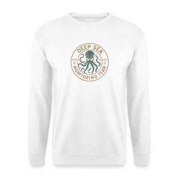 Kraken Deep Sea Surveillance Team Funny Myth Kr - Unisex Sweatshirt - white - Front